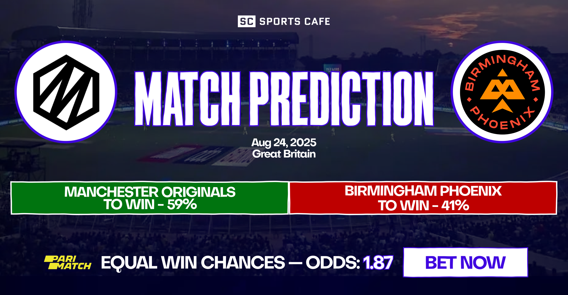 Manchester Originals vs Birmingham Phoenix